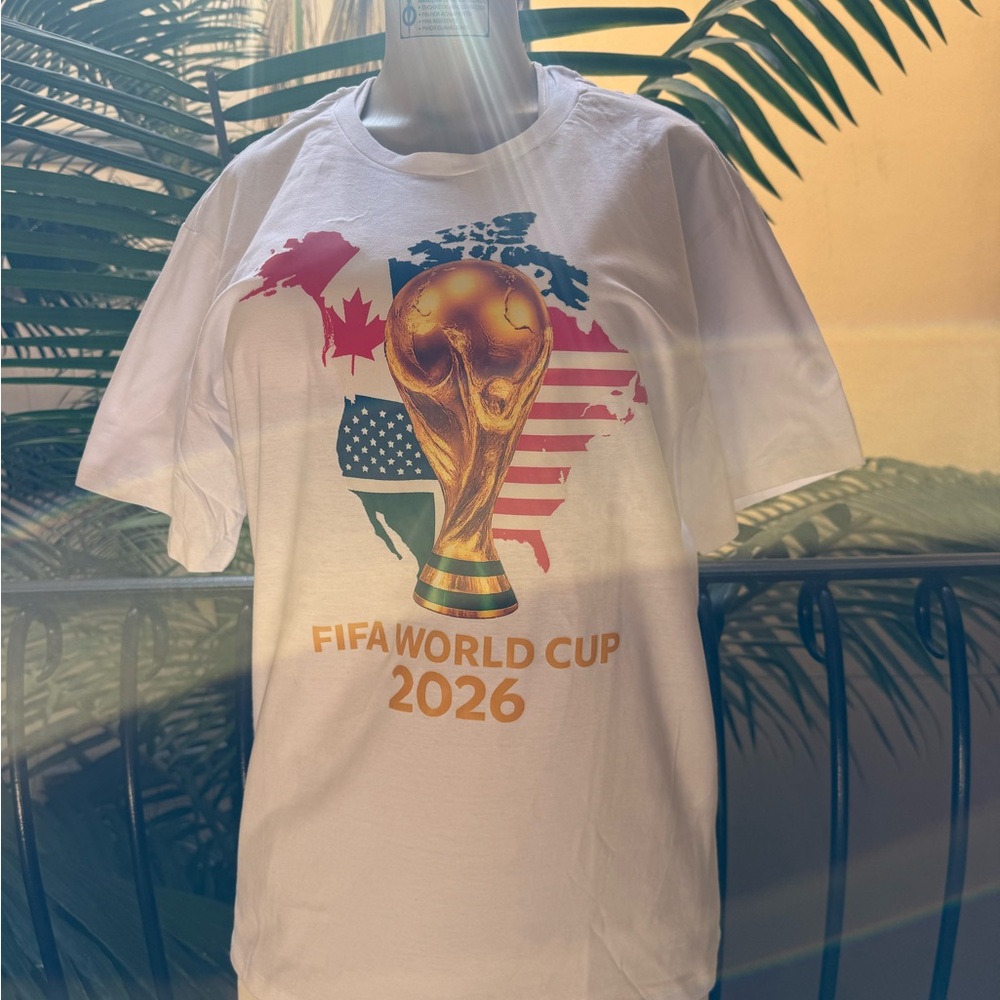 Calvin Klein White FIFA World Cup 2026 Graphic T shirt